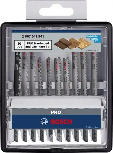 Bosch Accessoires PRO Hardwood and Laminate set 83 mm 10-delig - 2607011941 - Topproduct