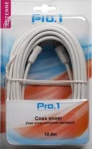 Actie loopt bijna af | Enzo Pro-1 Coax snoer compleet standaard 10 meter - 9291409