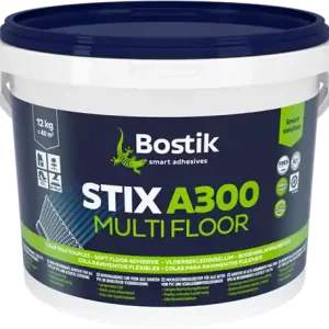 Aanbieding - Bostik STIX A300 MULTI FLOOR Gebroken wit Emmer 12 kg - 30615977