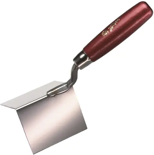 Professionele kwaliteit - Melkmeisje Hoektroffel 80x60x60mm RVS 8mm radius b - MM473000