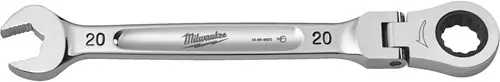 Klantfavoriet | Milwaukee Accessoires 20 mm MAX BITE Flex Steek Ratelsleutel - 4932480193