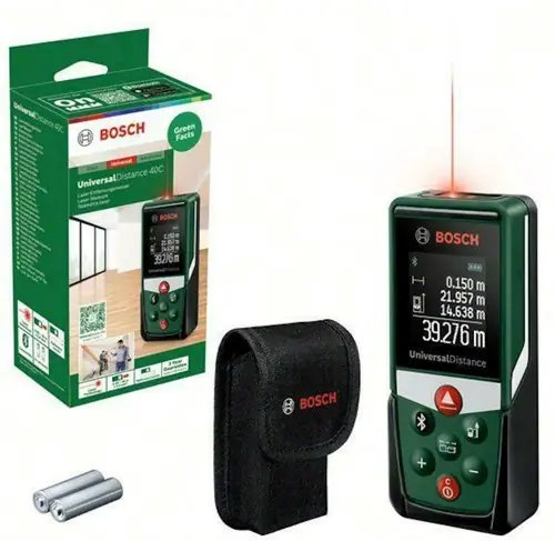 Spoedlevering | Bosch Groen Laserafstandsmeter UniversalDistance 40C - 0603672101