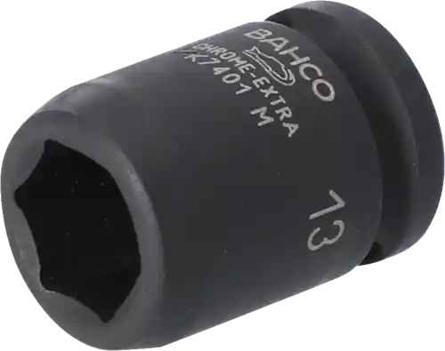 Bespaar nu | Bahco Slagdop 3/8" zeskant gefosfateerd 14 mm - SBK7401M-14