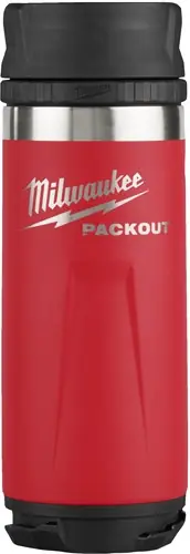 Milwaukee PACKOUT™ Fles met Drinkdop 532 ml Rood - 4932493473 - Online kopen