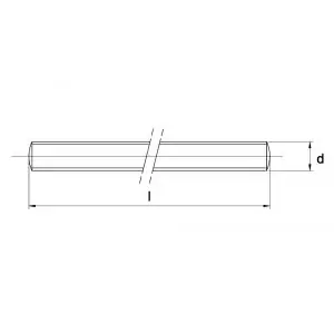 Kobout 4975A2301000 draadstang DIN 975 RVS A2 M30x1000 mm | Erg populair