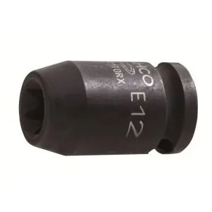 Pak je kans - Bahco K7401TORX-E krachtdop 3/8 inch E12 K7401TORX-E12